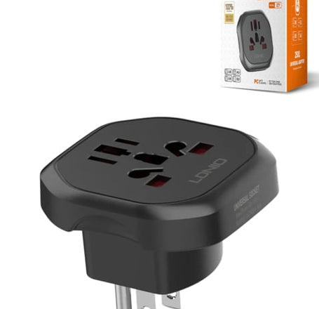 LDNIO Z7 Power Strip Travel Adapter US to UK/EU/AU (Only Ground Shipping)