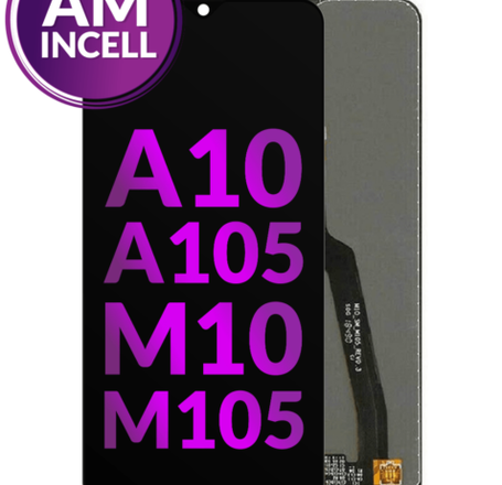 LCD Assembly without Frame for Galaxy A10 (A105) / M10 (M105) (Aftermarket Incell)