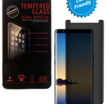 Privacy Tempered Glass for Galaxy Note 8 (Case Friendly / 3D Curved / Anti-Spy / 1 Piece)