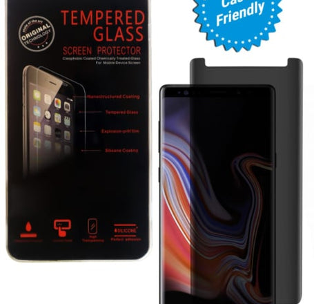 Privacy Tempered Glass for Galaxy Note 9 (Case Friendly / 3D Curved / Anti-Spy / 1 Piece)