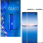 Tempered Glass Support Fingerprint Sensor for Galaxy S10 (Case Friendly / 3D Curve / 1 Piece)