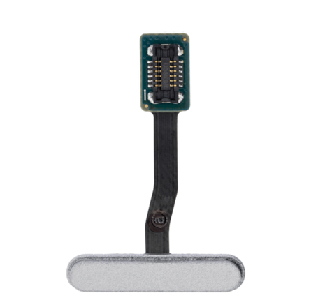 Galaxy S10E Power Button w/ Flex Cable w/ Fingerprint Sensor (SILVER)