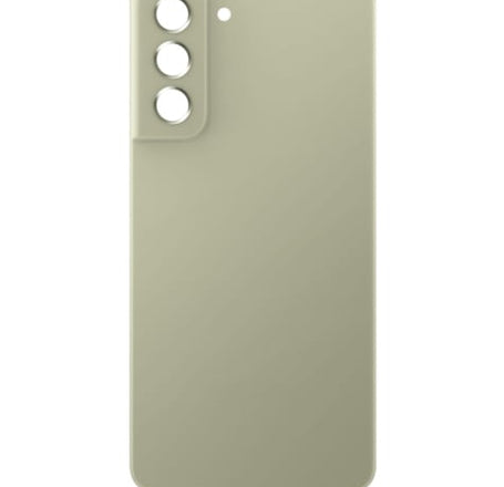 Back Glass with Camera Lens and Adhesive for Galaxy S21 FE (NO LOGO) (OLIVE)