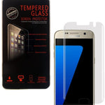 Clear Tempered Glass for Galaxy S7 Edge (Case Friendly / 3D Curved / 1 Piece)