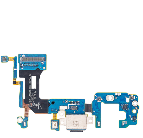 Galaxy S8 (G950U) Charging Port Board w/ Flex Cable (USA Version)