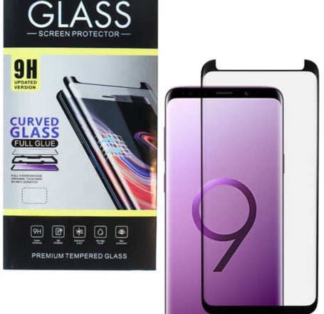 Full Glue Tempered Glass for Galaxy S9 Plus (Case Friendly / 3D Curved / 1 Piece)