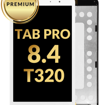 LCD Assembly without Frame for Galaxy Tab Pro 8.4 (T320) (WHITE) (Premium)