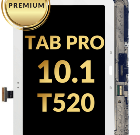 LCD Assembly without Frame for Galaxy Tab Pro 10.1 (T520) (WHITE) (Premium)