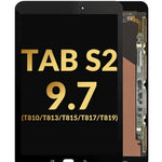 LCD Assembly without Frame for Galaxy Tab S2 9.7 (T810 / T813 / T815 / T817 / T819) (BLACK) (Premium)