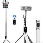 P70S Selfie Stick Tripod w/ Lights - WHITE (Only Ground Shipping)