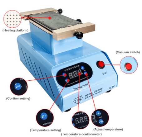 TBK 988Z Multi-Function Screen-Separator Heating Worktop (Only Ground Shipping)