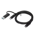 USB A + C to USB C Cable USB 3.0