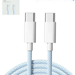 iPhone 15 Series USB C-C Charging Cable (3ft) - BLUE