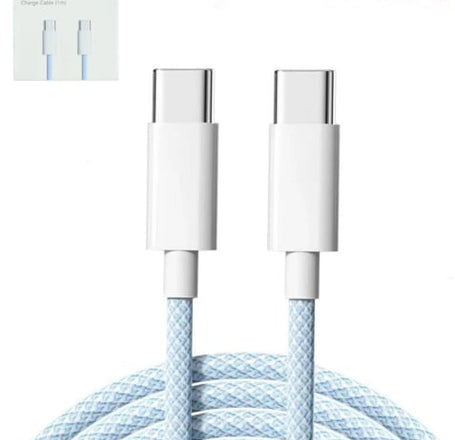 iPhone 15 Series USB C-C Charging Cable (3ft) - BLUE