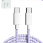 iPhone 15 Series USB C-C Charging Cable (3ft) - PURPLE