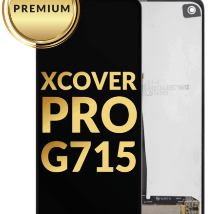 OLED Assembly without Frame for Galaxy X Cover Pro G715 (BLACK) (Premium)