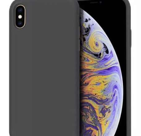 Soft Solid Silicone Case (Full Buttom Cover) - 57 for iPhone XS Max (Only Ground Shipping)