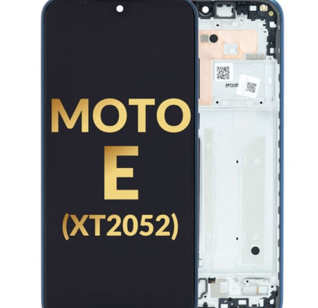 LCD Assembly with Frame for Motorola Moto E (XT2052) (BLUE) (Service Pack)