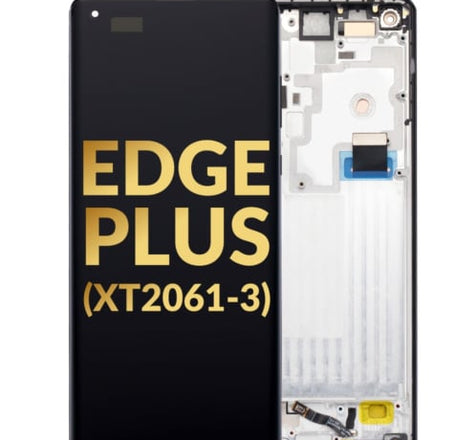 LCD Assembly with Frame for Motorola Moto Edge Plus (XT2061-3) (Premium)