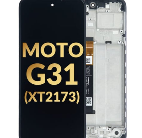 OLED Assembly with Frame for Moto G31 (XT2173) (Premium)