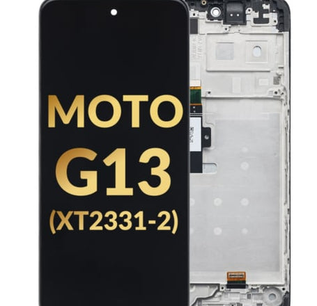 LCD Assembly with Frame for Motorola Moto G13 (XT2331-2 / 2023) (Premium)