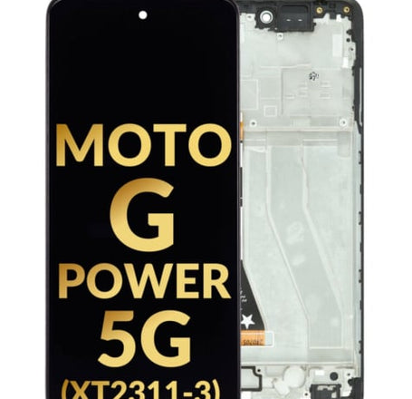 LCD Assembly with Frame for Motorola Moto G Power 5G (XT2311-3 / 2023) (Premium/Assembled)