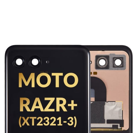 Outer OLED Assembly without Frame for Motorola Moto Razr+ (XT2321-3 / 2023) (Premium)