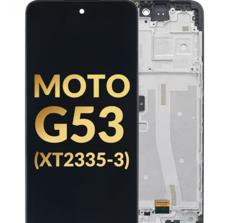 LCD Assembly with Frame for Motorola Moto G53 (XT2335-3 / 2022) (Premium)