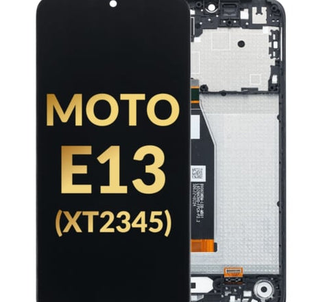 LCD Assembly with Frame for Motorola Moto E13 (XT2345 / 2023) (Premium)