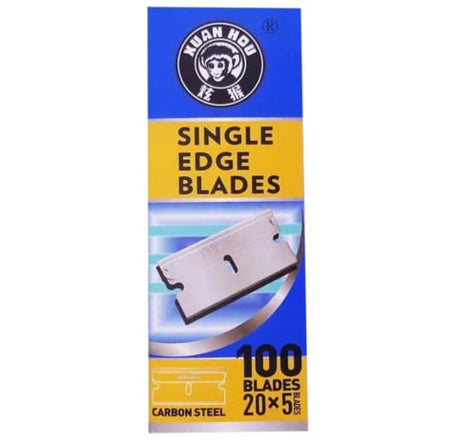 Xuan Hou Single-Side Metal Razor Blade (Pack of 100)