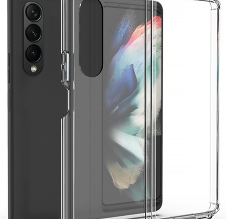 Galaxy Z Fold 4 Hybrid Case with Air Cushion Technology - CLEAR (Only Ground Shipping)