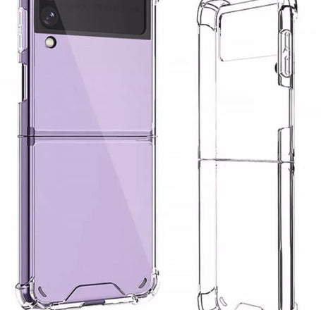 Galaxy Z Flip 3 Hybrid Case with Air Cushion Technology - CLEAR (Only Ground Shipping)