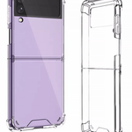 Galaxy Z Flip 4 Hybrid Case with Air Cushion Technology - CLEAR (Only Ground Shipping)